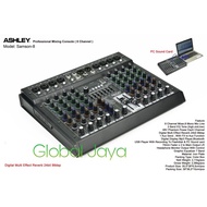 Mixer audio ashley samson 8 samson8 8 channel original