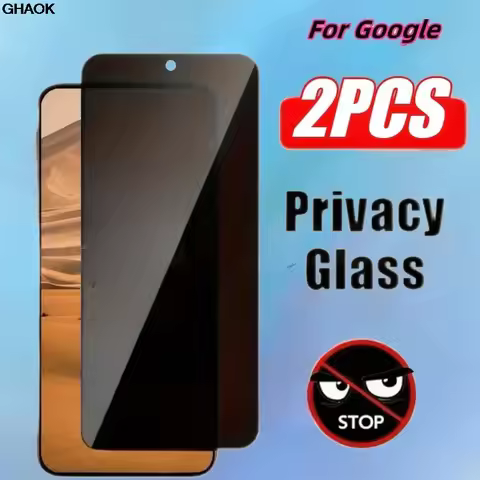 2Pcs Anti- Spy Screen Protectors For Google Pixel 9 8 7 6 Pro 5a 6a 7a 8a 9a Tempered Glass For Goog