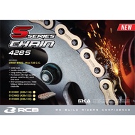 RCB 428H 428 GOLD CHAIN / SPROCKET CHAIN 122L [ S SERIES ]