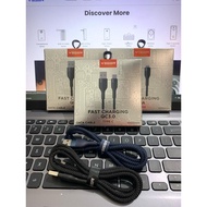 VEGER Data Cable VP-33 Micro/VP-34 Type-C/VP-35 Lightning 1M 3.0A Data Cable