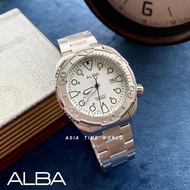 Alba | AG8M27X 100m Water Resistant Men's Watch Silver Stainless Steel Official Warranty