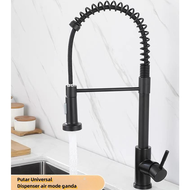 Kran angsa tarik / Kran premium profesional Flexible Kran Panas Dingin Kitchen Sink Kran Restoran