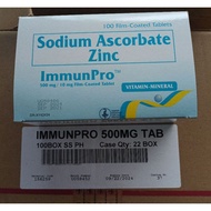 ImmunPro Sodium Ascorbate table 100pcs | Oct. 2024 expiry