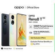 OPPO RENO 8T 5G 8/256GB ORIGINAL GARANSI RESMI