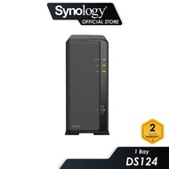Synology DS124 /DS120j NAS DiskStation 1-Bay NAS 2-Core Processor Ideal Data Backup Storage for Entr