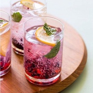 Set of 6 vertical cylindrical dwarf cups 170ml UG-381 for pearl yogurt shops, tea shops, coffee shop