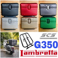 Combo Set Monorack GIVI Lambretta G350  + Top Box Aluminum ABS Tail Box luggage 40L Accessories Moto