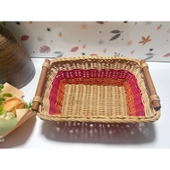 Rattan Basket - Rattan Storage Basket - Imitation rattan plastic basket