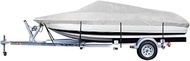 G2CAMP 17-19 Feet Beam Up to 96 inch Boat Cover Fits V-Hull, Tri-Hull Runabouts, Aluminum Bass Boat