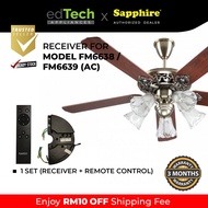 Sapphire Ceiling Fan Receiver with Remote Control (1 Set) | Menukar Kapasitor Kipas Siling | 风扇接收器 |