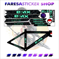 BMX X DOODLE CYN SIMPLE BIKE STICKER