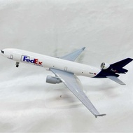 FedEx MD-11 Metal Alloy Diecast Collector Model Airplane 8” w Landing Gear & Stand Cargo Aircraft ️