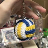 【亿盛精品馆】 排球少年小排球挂件钩针编织手工毛线diy材料包自制礼物钥匙 【0501p4UsO19r0】