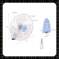 Quạt treo tường điều khiển từ xa Senko TR1628