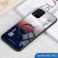 HP Casing Samsunghp Samsung Glossy Glass SoftcaseM53 Case Samsunghp M53 - K82
