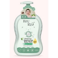 BZU BZU BOTANICAL HTT BABY WASH BERGAMOT & CEDARWOOD 600ML