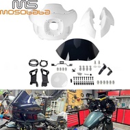 Suitable for Harley Soft Tail Low Rider S FXLRS Motorcycle Modified Headlight Fairing Windshield