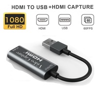 Video Capture Card Convenient Compact HDMI to USB 2.0 60fps Game Capture Card