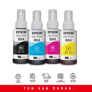 READY STOCK ORIGINAL EPSON 664-CYAN PRINTER INK