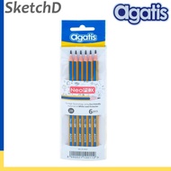 Neopex Pencil 2B Agatis Pencil 2 B set of 6