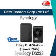 (SG LOCAL STOCK) Synology DS223 2-Bay DiskStation Tower NAS Enclosure Storage System (Without HDD)