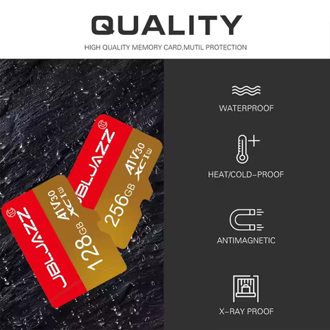 High-Speed TF Flash Memory Card 256GB 512GB Class 10 A1 V30 UHS-I 64GB 128GB Mini SD TransFlash for