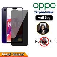 LAYAR TG full Anti Spy Oppo R15 Oppo R15X Oppo R17 Oppo R17 Pro anti scratch anti Privacy full scree