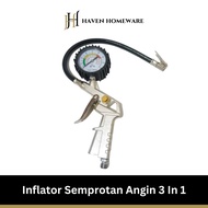 Inflator Measuring Instrument For Air Pressure Filling plus bar Air Compressor Spray 3 IN 1