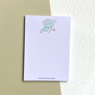 【海洋系列】海星/水母/海膽 無黏性便條紙 memo