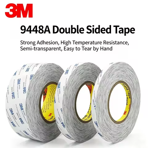 3M 9448A Double Sided Tape High Viscosity Strong Traceless Adhesive High-temperature Ultra-thin Wate