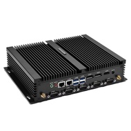 Fanless PC, Industrial Mini PC Core i5-8250U, Mini PC 8G DDR4 128G SSD, Support Triple Display 4K@60