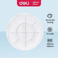 Deli Watercolor Palette Small/Big - White 68305