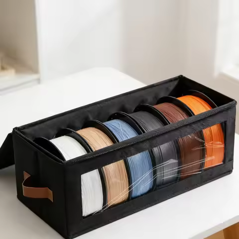 3D Filament Dryer with Desiccants Filament Rack and Organizer Box 4 Spools 1KG for 3D Printing Enthu