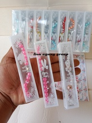 SOUVENIR PERNIKAHAN KONEKTOR -SOUVENIR PERNIKAHAN KONEKTOR MASKER MUTIARA MUTE KEMAS MIKA 50 PCS/SOU