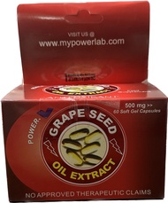 Grape seed Oil Extract 500mg 60's softgels