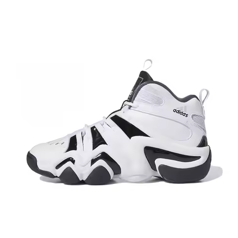 Adidas Crazy 8 Vintage Basketball Shoes Men's High Top White Black IE7198