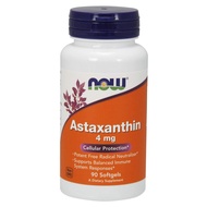 NOW Supplements, Astaxanthin 4 mg derived from Non-GMO Haematococcus Pluvialis Microalgae and has na