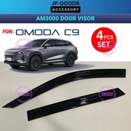 JAECOO OMODA C9 2024 2025 Door Visor WITH 3M TAPE Window Vent Visor Deflectors Accessories OEM