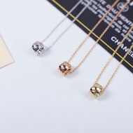 小香高版本925純銀Coco crush圓筒菱紋項鍊