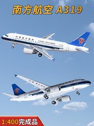 1: 400 Southern Airlines Airbus A319 Passenger Aircraft Alloy Aircraft Model Simulation Static Ornam