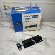 (12 PC) VICO Round Latch Double Thick Plate Black 2 3 4 5 6 8 10 12 Inch | SJ ABADIE |