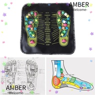 AMBER Reflexology Walk Therapy Acupoint Mat Leg Relaxation Walk Stone Mat