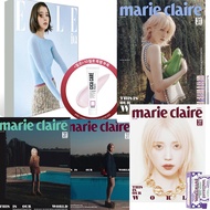 [ with free Korean cosmetics / IU cover magazine ] 2024 March Marie Claire 2023 October ELLE k pop Korea fashion lifestyle