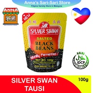 SILVER SWAN HALAL Salted TAUSI BLACK BEANS Fermented 100 Grams (HALAL)