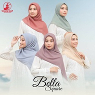 Bella SQUARE Ori Umama SQUARE hijab Scarf Bella 110 x110cm light