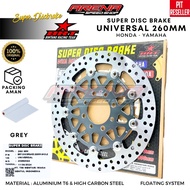 BRT Super Disc Brake 260mm Dual Floating Universal WITHOUT BRACKET 260 mm Disc Brake 4 Holes