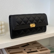 🏷️chanel boy黑金長夾/晶片款