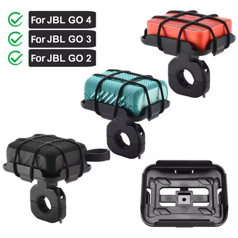 Universal Bicycle Speaker Mount for JBL GO 4/GO 3/GO 2 Wireless Bluetooth Speaker Fixed Holder Porta