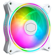 Cooler Master MFL-B2DW-18NPA-R1 FN1416 MasterFan MF120 Halo White Edition PC Case Fan with RGB
