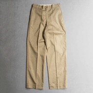 < White Wood 11 > 60S US ARMY CHINO PANTS Public Hair Trousers Straight Khaki B